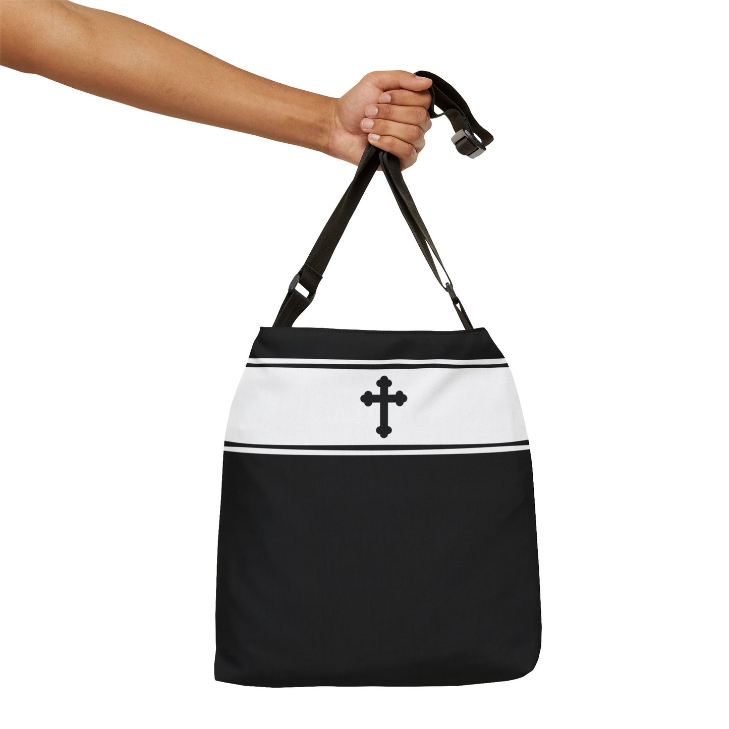 Cross Adjustable Tote Bag, 16x16