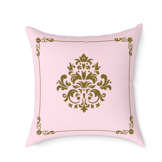 Gilded Pink Reversible Decorative Pillow