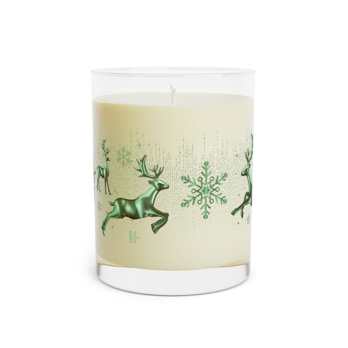 Winter Reindeer Candle, White Tea & Fig, 11oz
