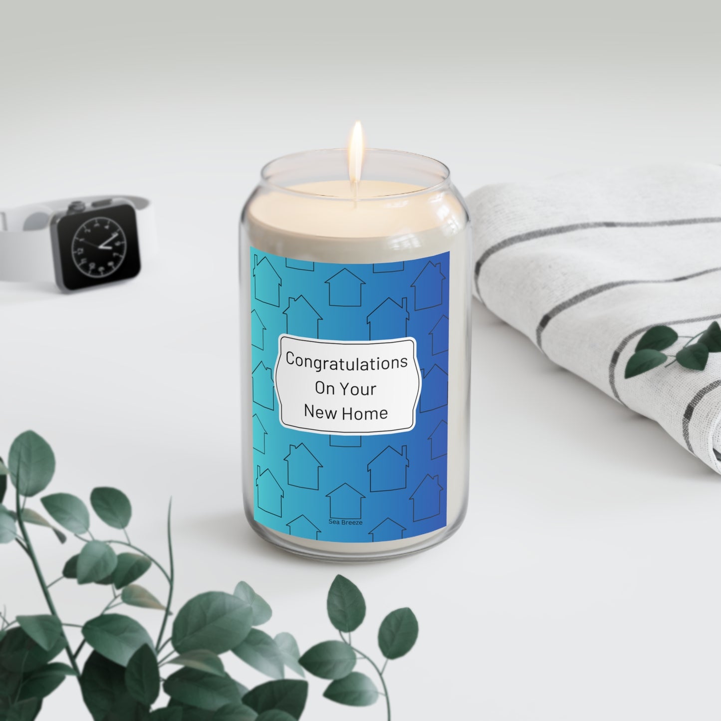 Congratulations On Your New Home Candle, Sea Breeze, 13.75oz