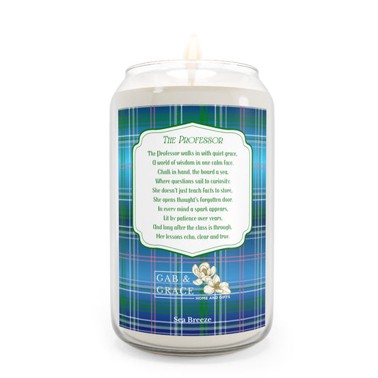 The Professor Candle (Female), Sea Breeze, 13.75oz