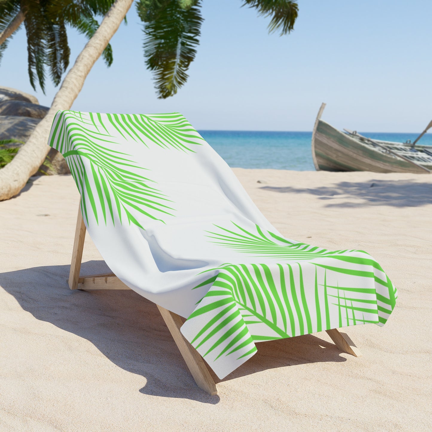 Tropical Palm Beach Towel