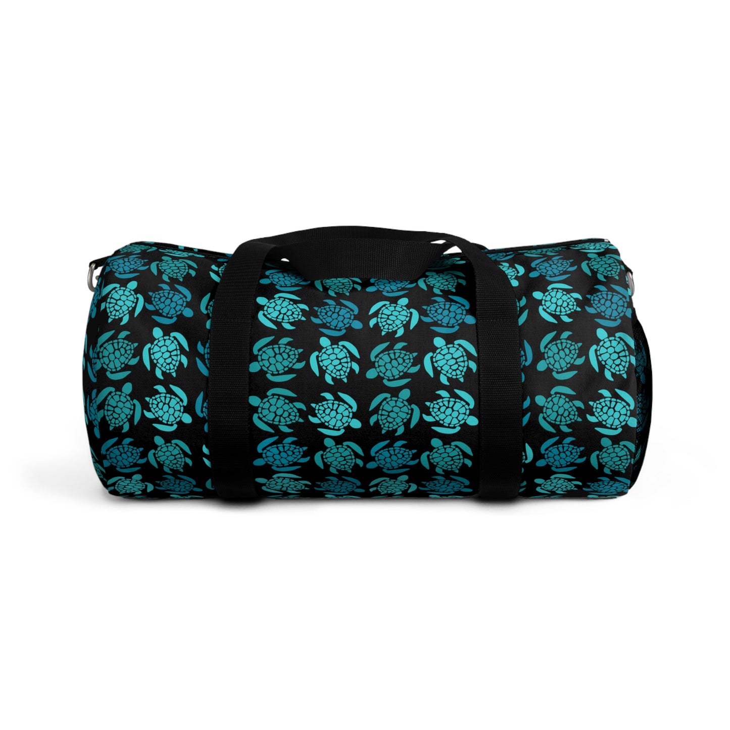 Teal Turtle Time Duffel Bag