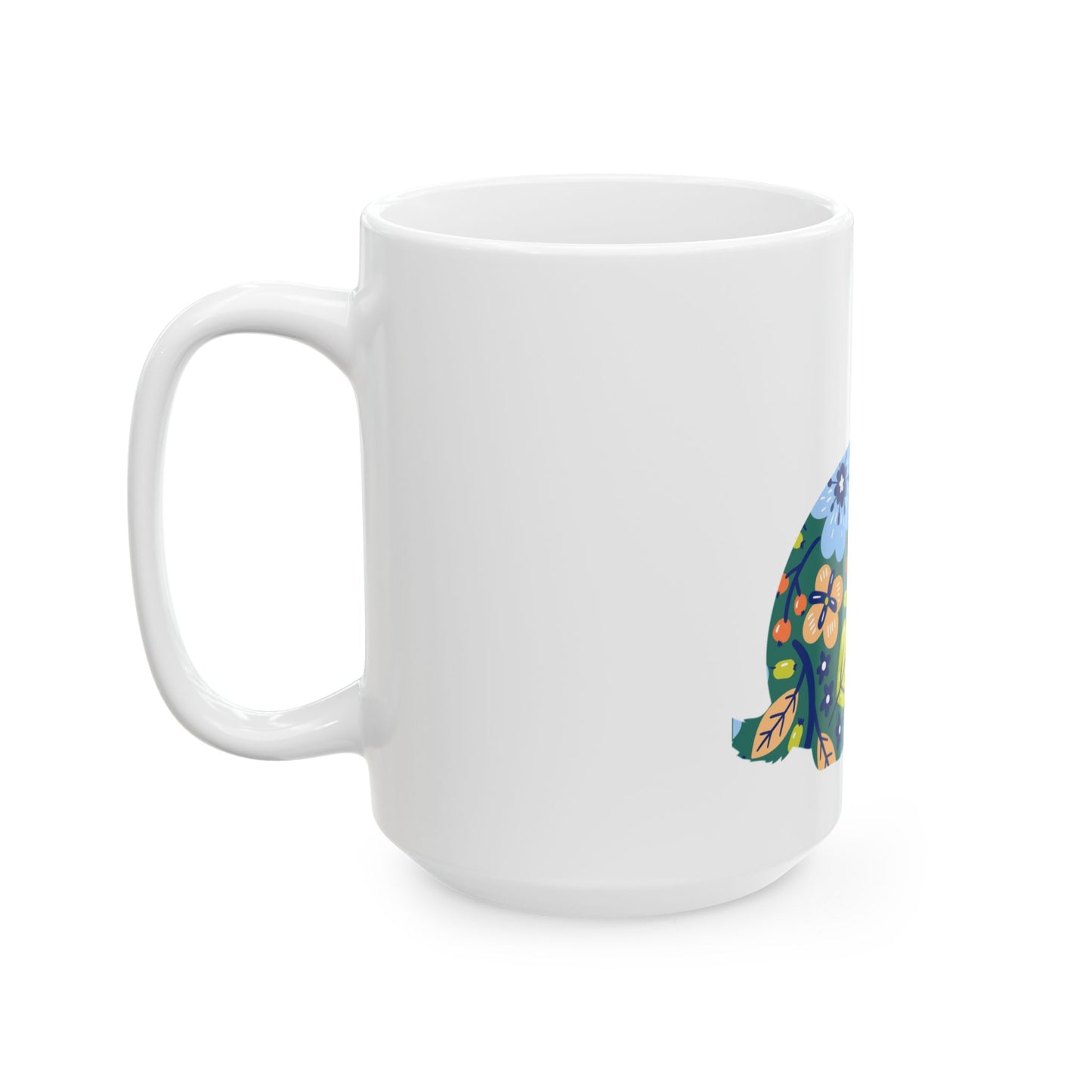 Backyard Critters Bunny Ceramic Mug, 15oz