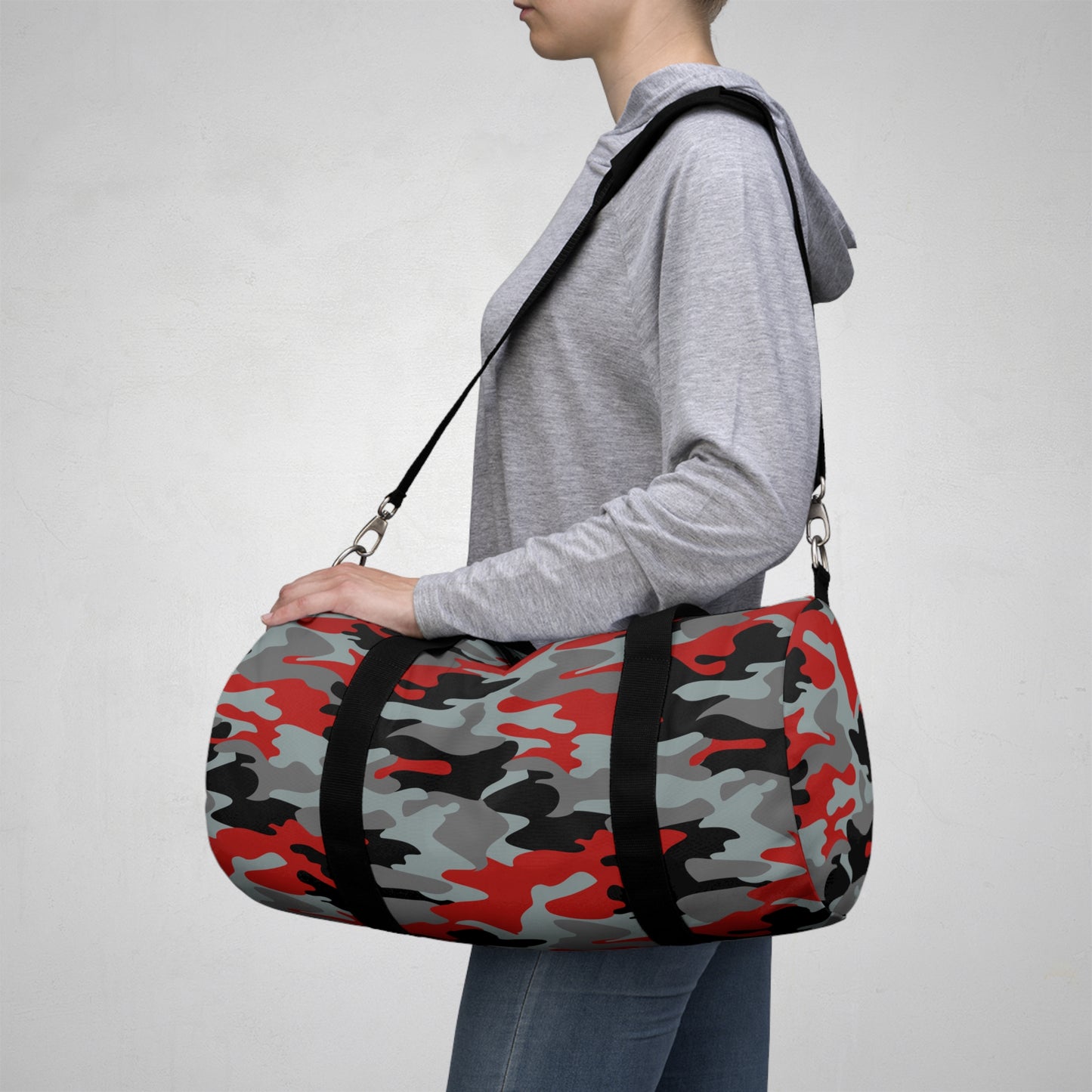 Red Camo Duffel