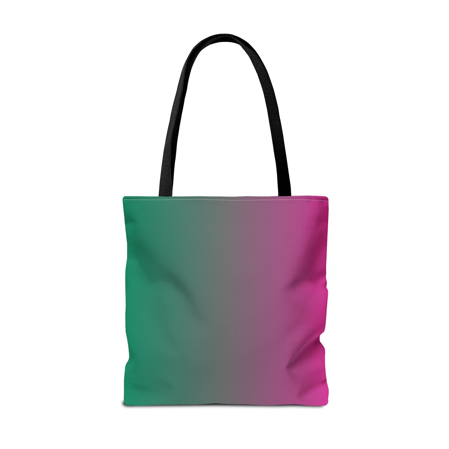 Pink & Green Ombre Monogram Tote Bag