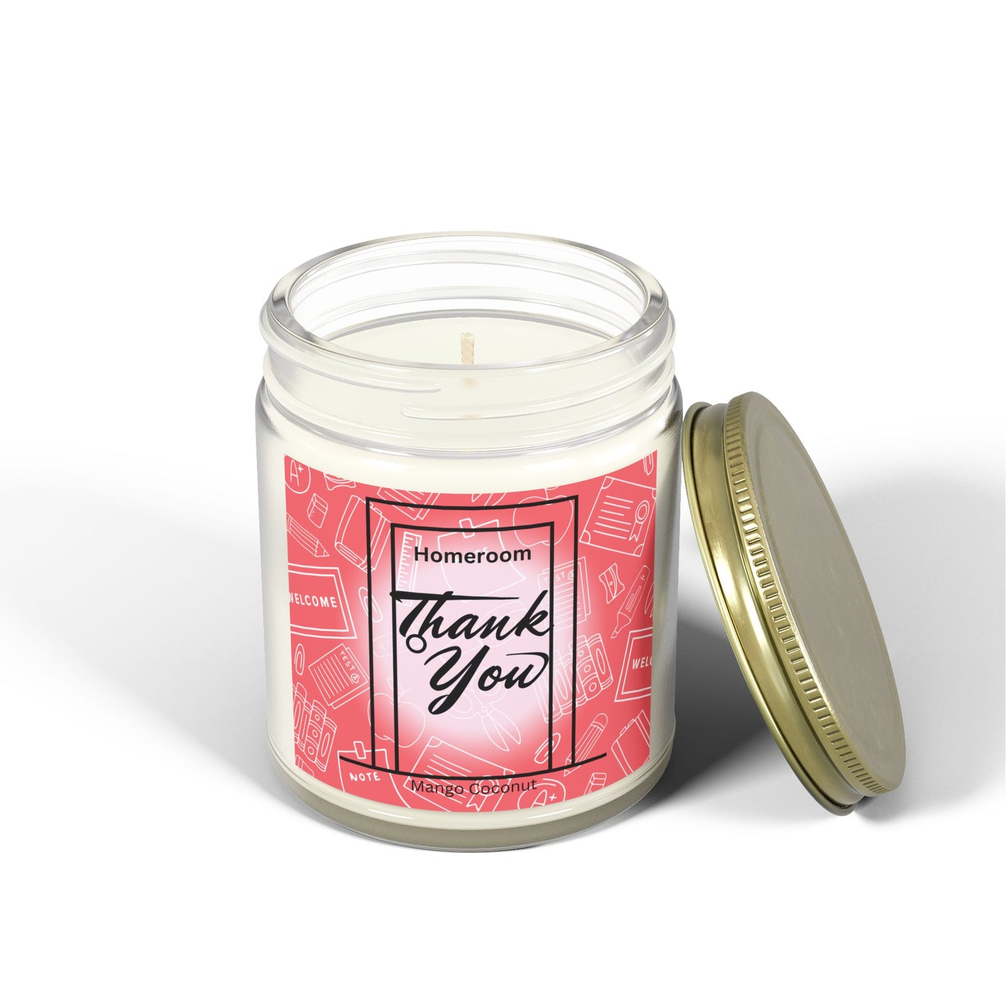 Thank You Homeroom Teacher Candle, Mango Coconut, 9oz