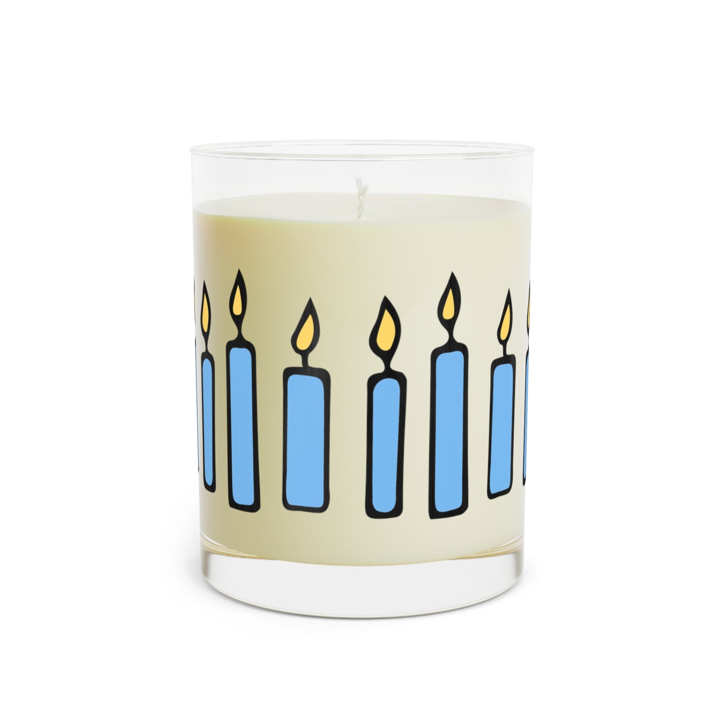 Blue Whimsical Candle, 11oz