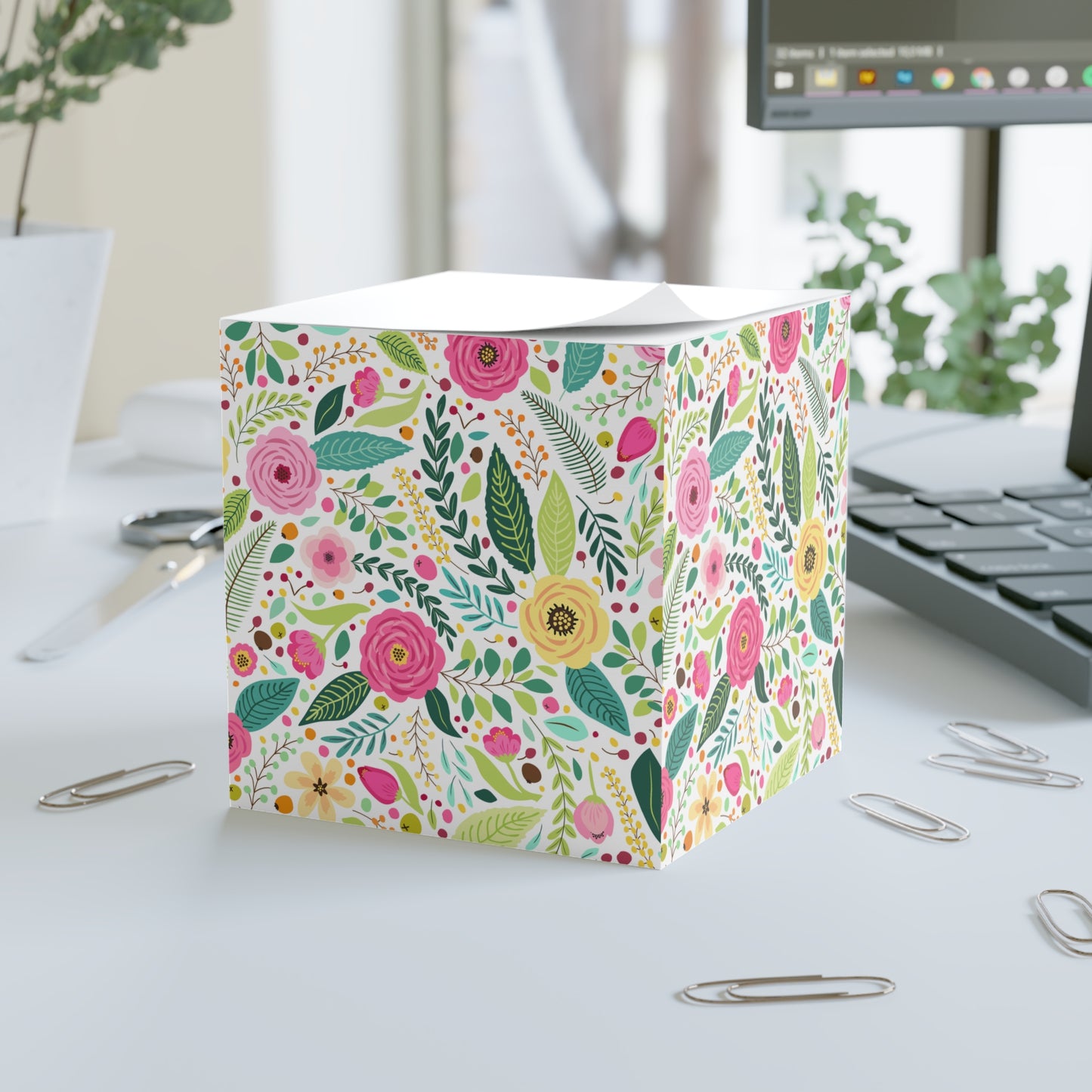 Sticky Note Cube, Bestie Blooms Collection