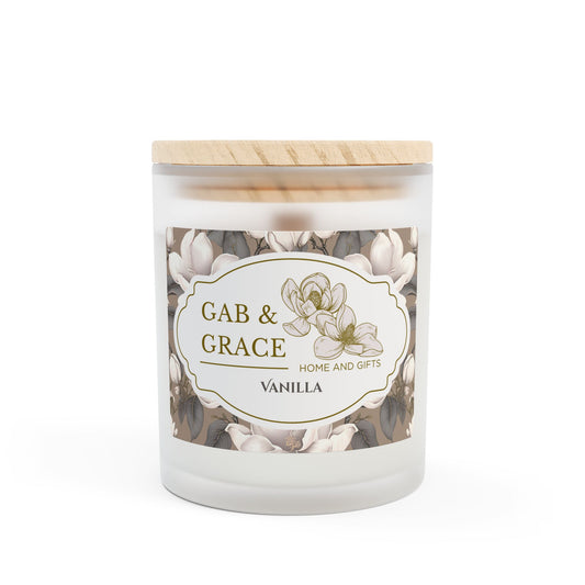 Gab & Grace Home Collection Candle, Vanilla, 11oz