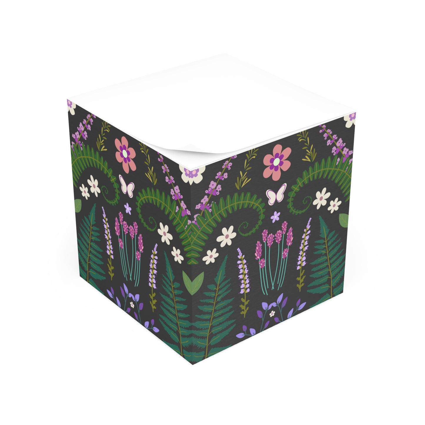 Sticky Note Cube, BotaniBloom Collection