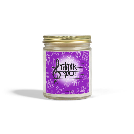 Thank You Music, Chorus, Band Teacher Candle, Lavender, 9oz