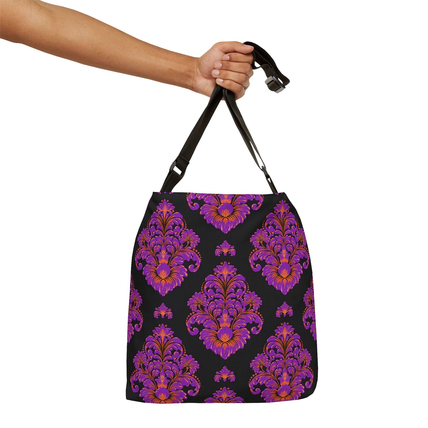 Halloween Baroque Adjustable Tote Bag 16x16