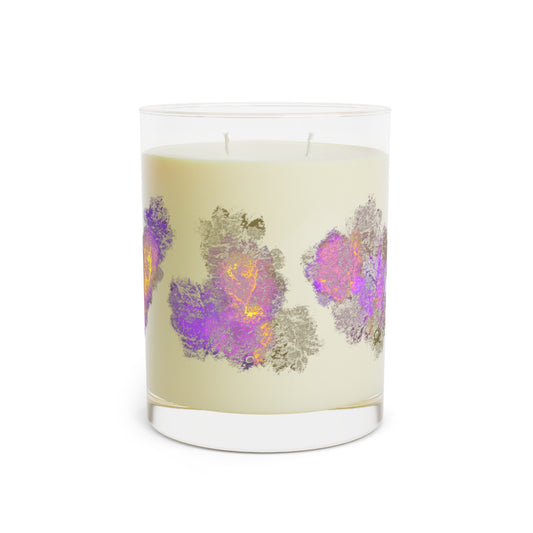 Purple Geode Inspired Candle, Minted Lavender & Sage, 11oz