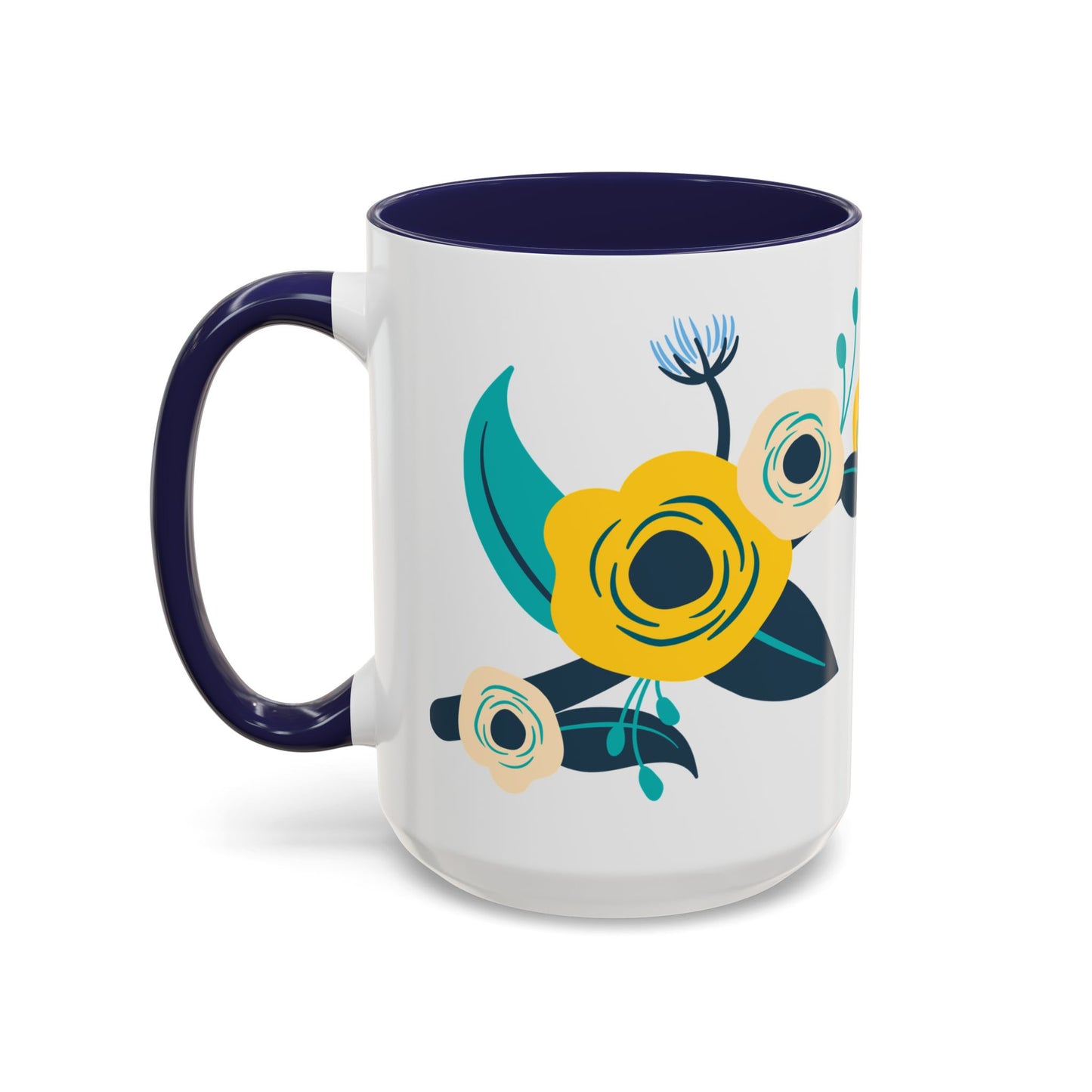 Thank You Coffee Mug, Navy, 15oz