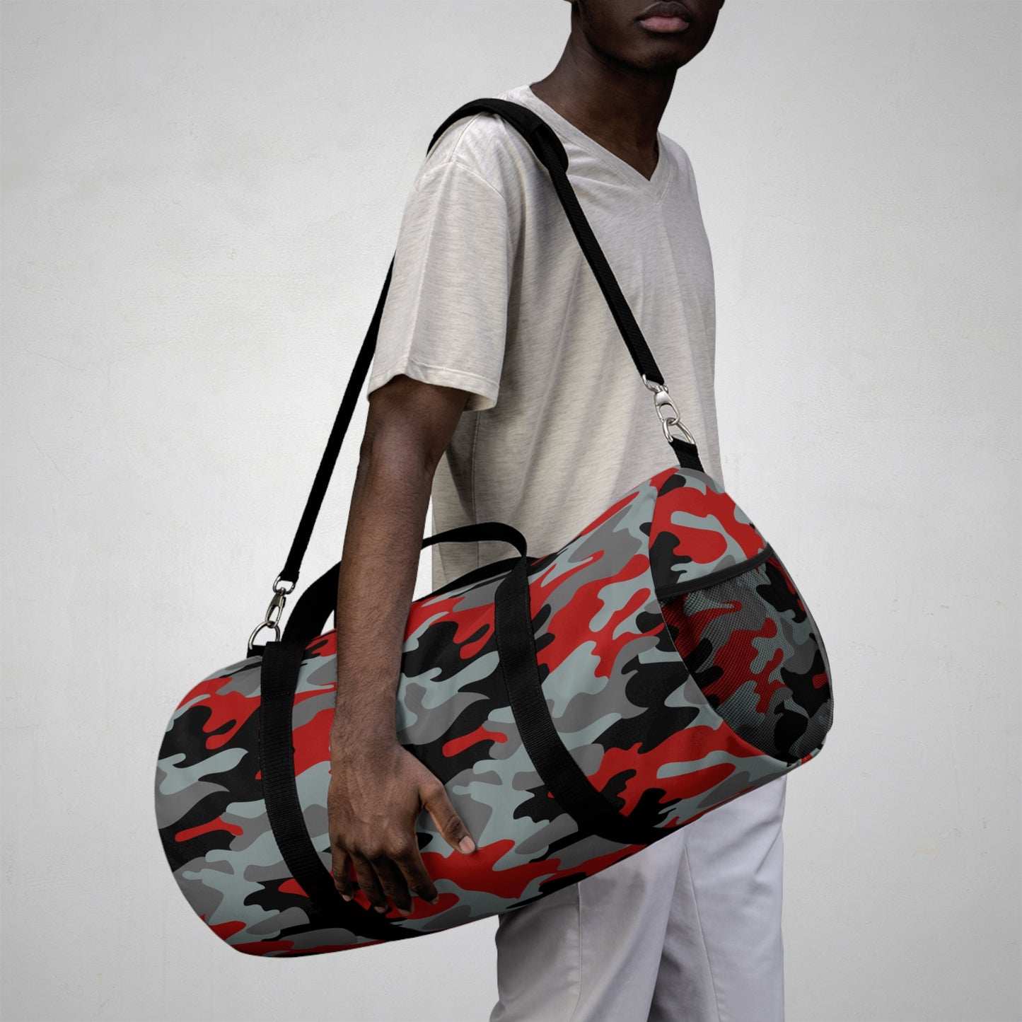 Red Camo Duffel
