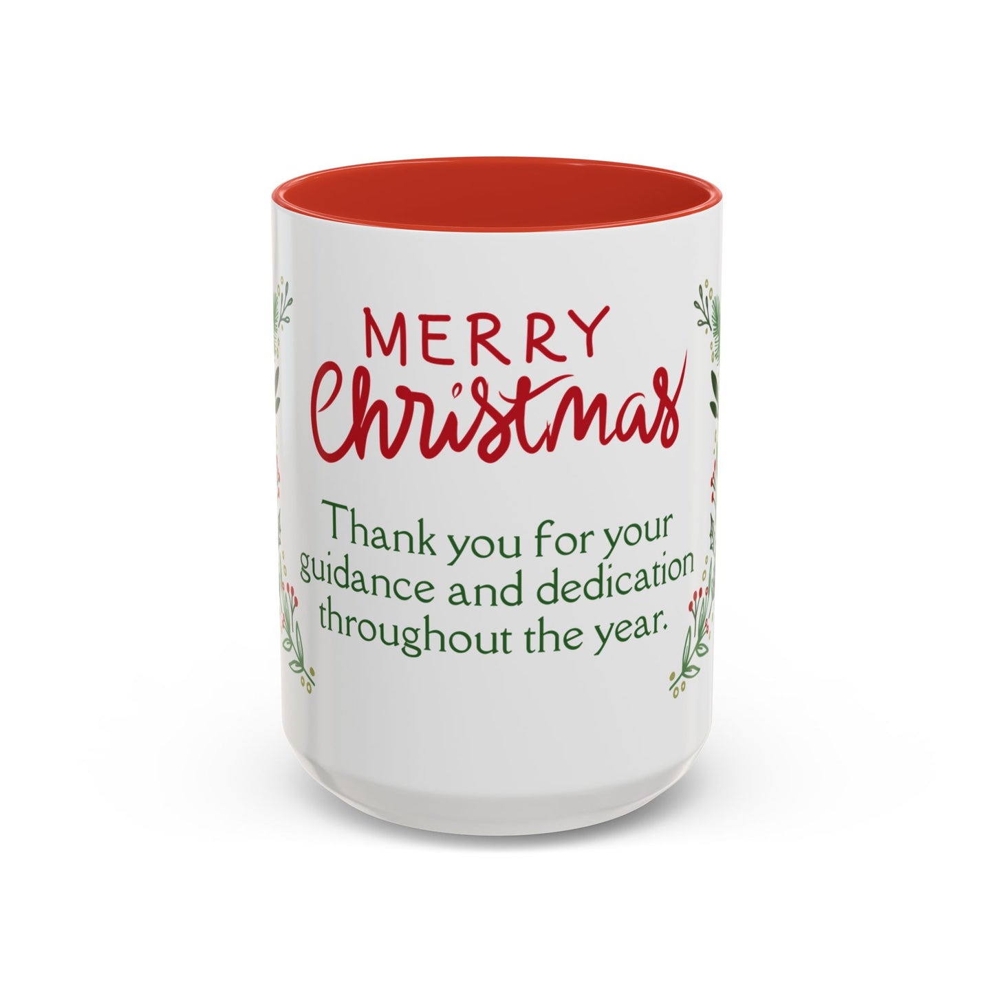 Festive Floral Coffee Mug, 15oz
