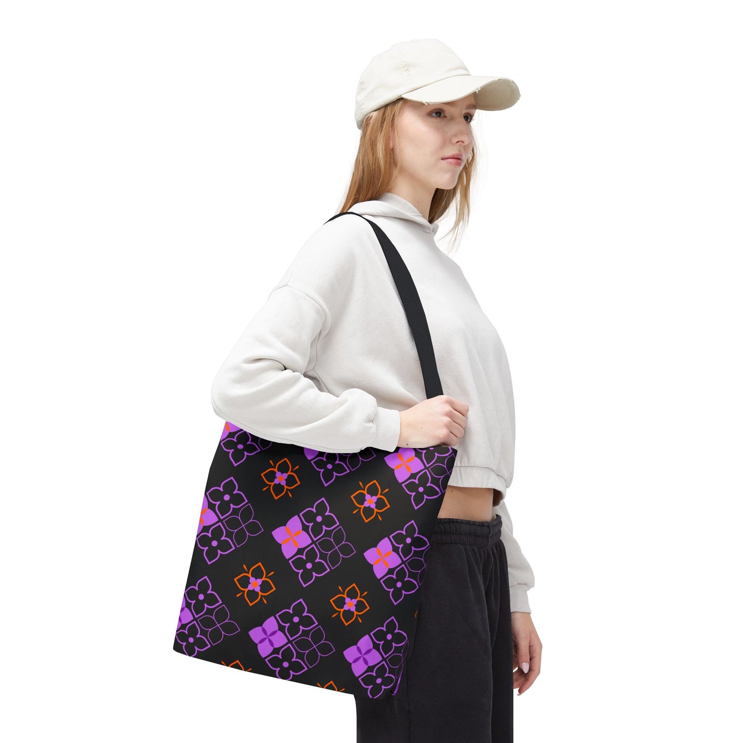 Halloween Motif Tote Bag 16x16