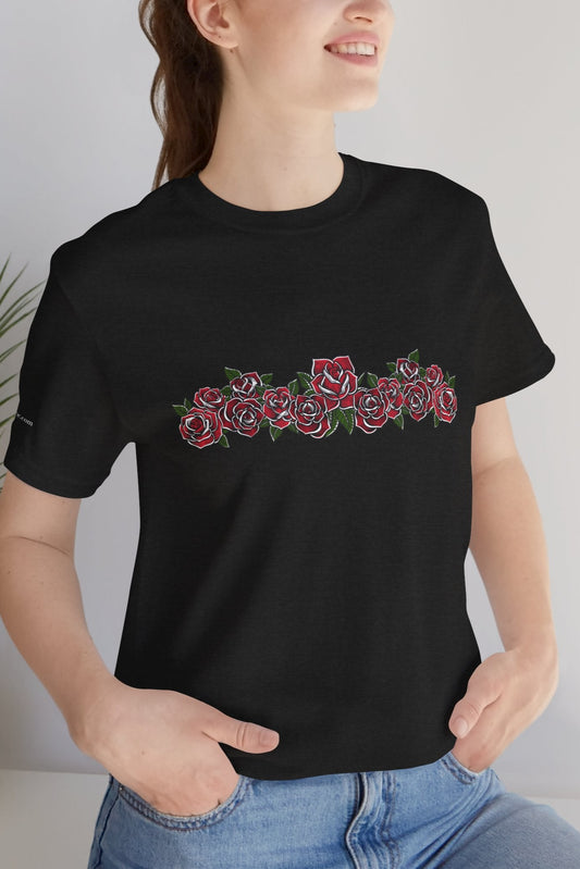 Tattooed Roses Short Sleeve Tee