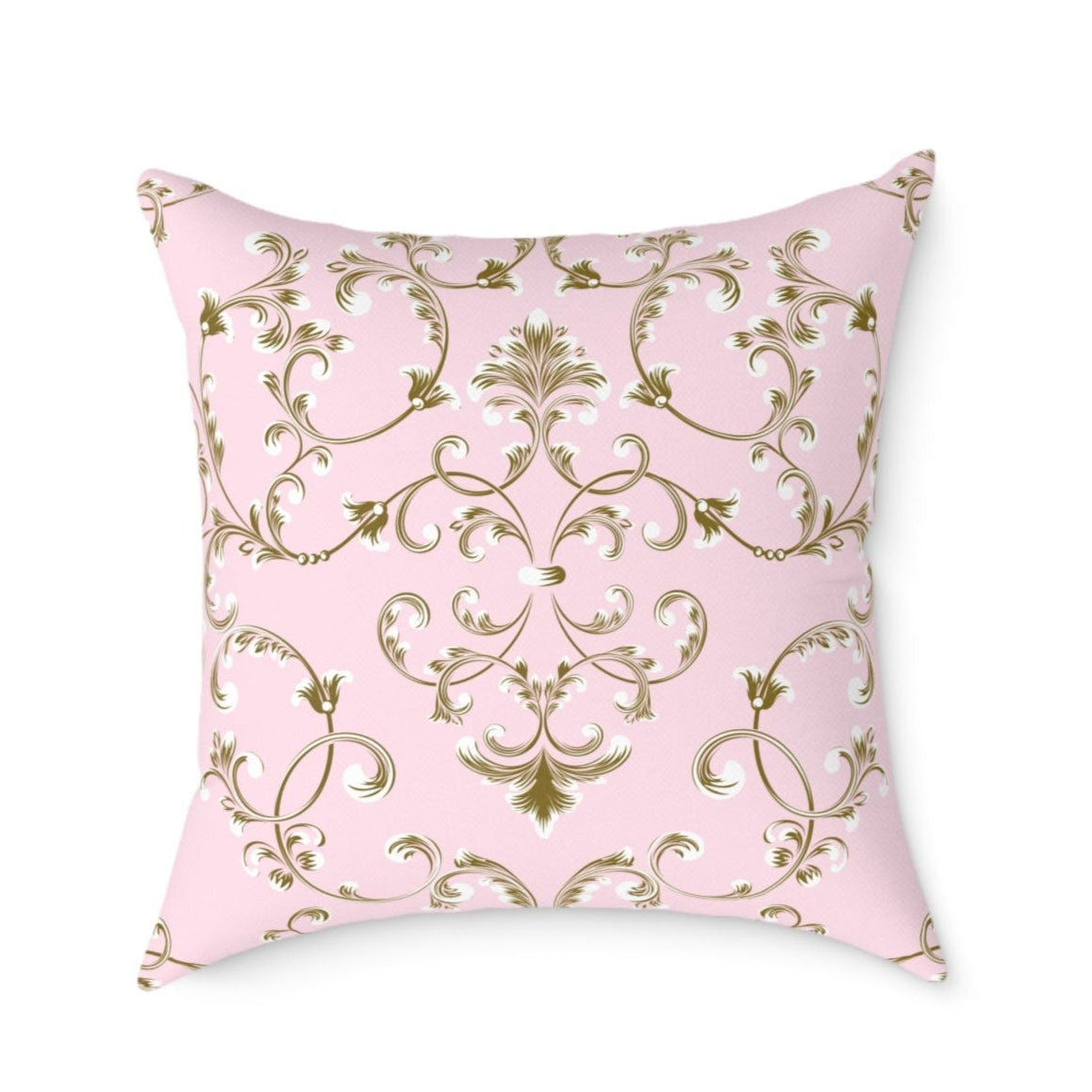 Gilded Pink Decorative Pillow