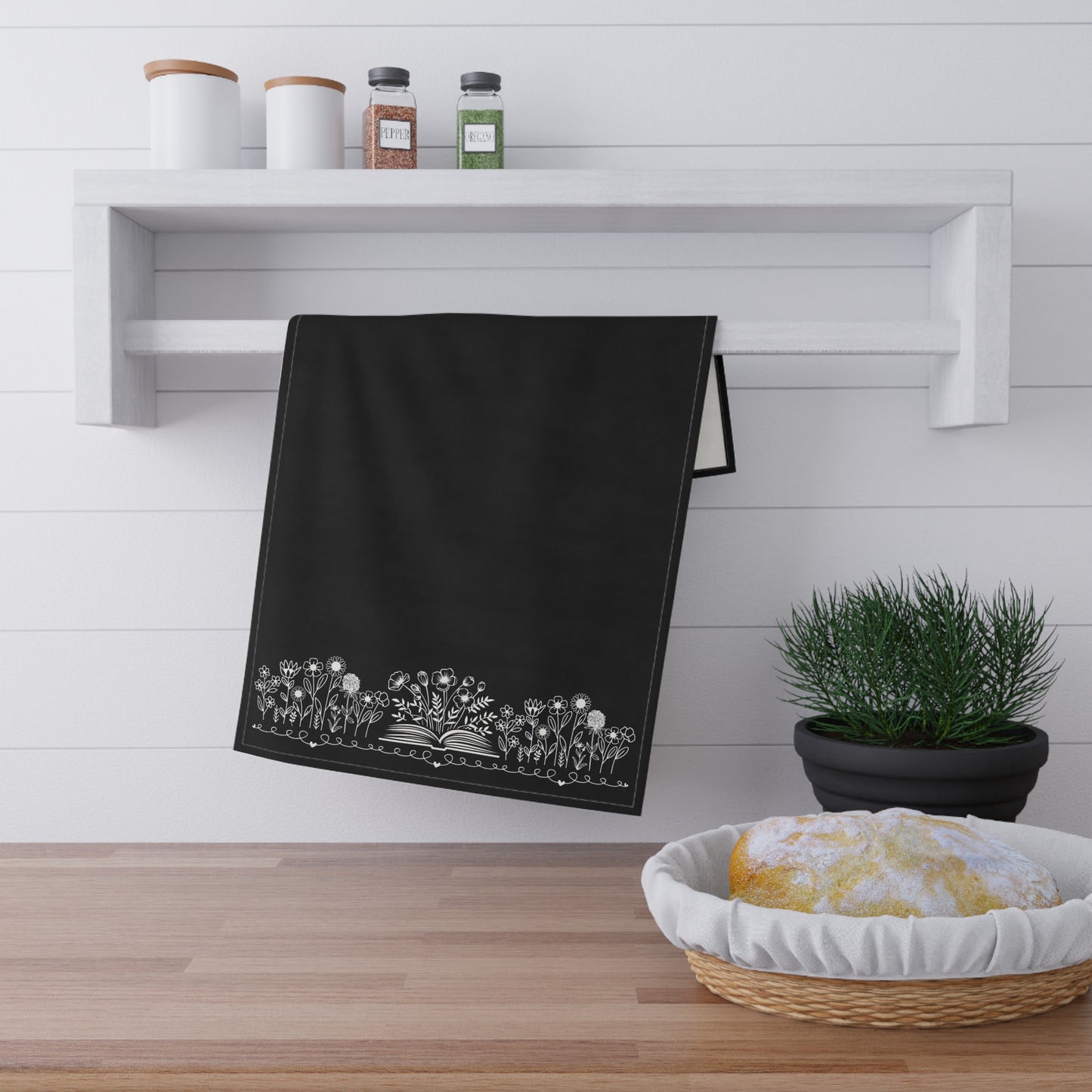 Wisdom & Bloom Tea Towel