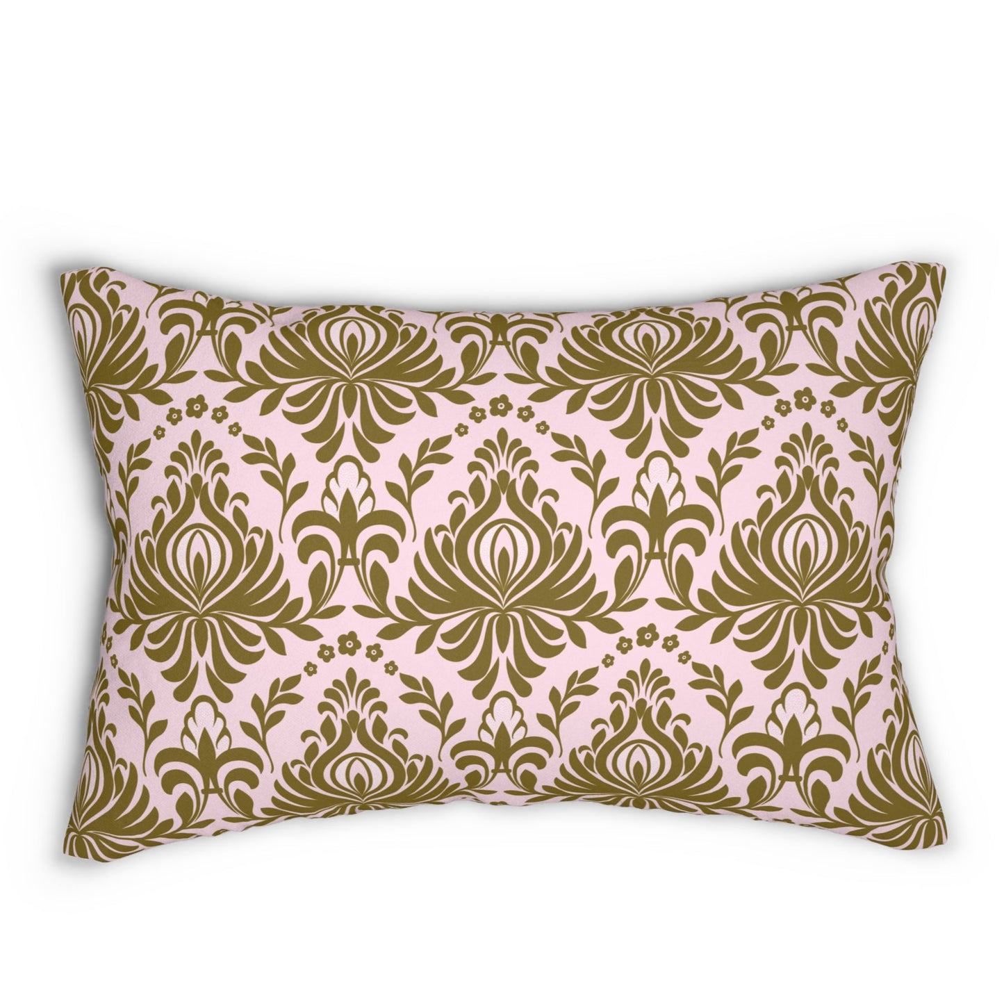 Gilded Pink Lumbar Accent Pillow