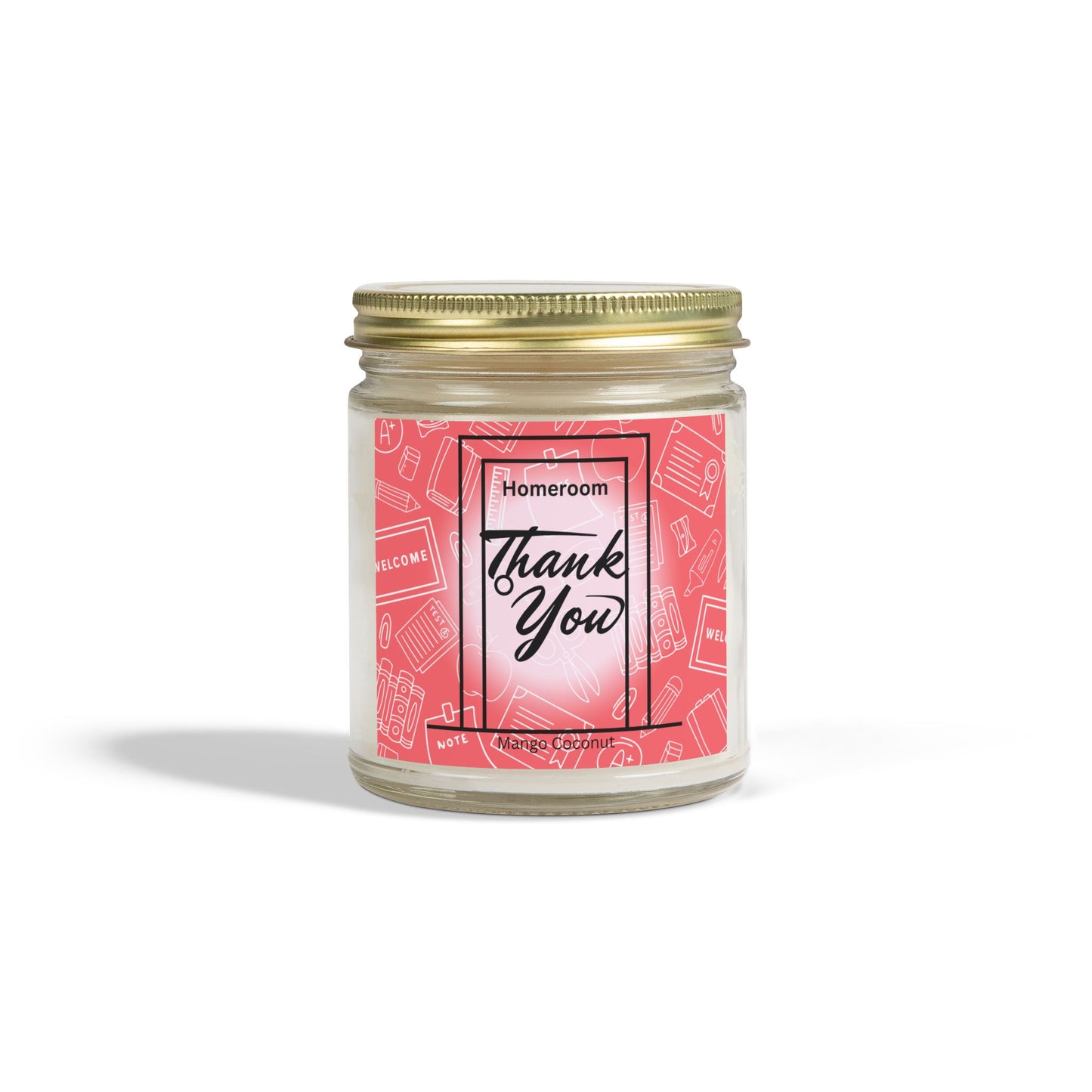 Thank You Homeroom Teacher Candle, Mango Coconut, 9oz