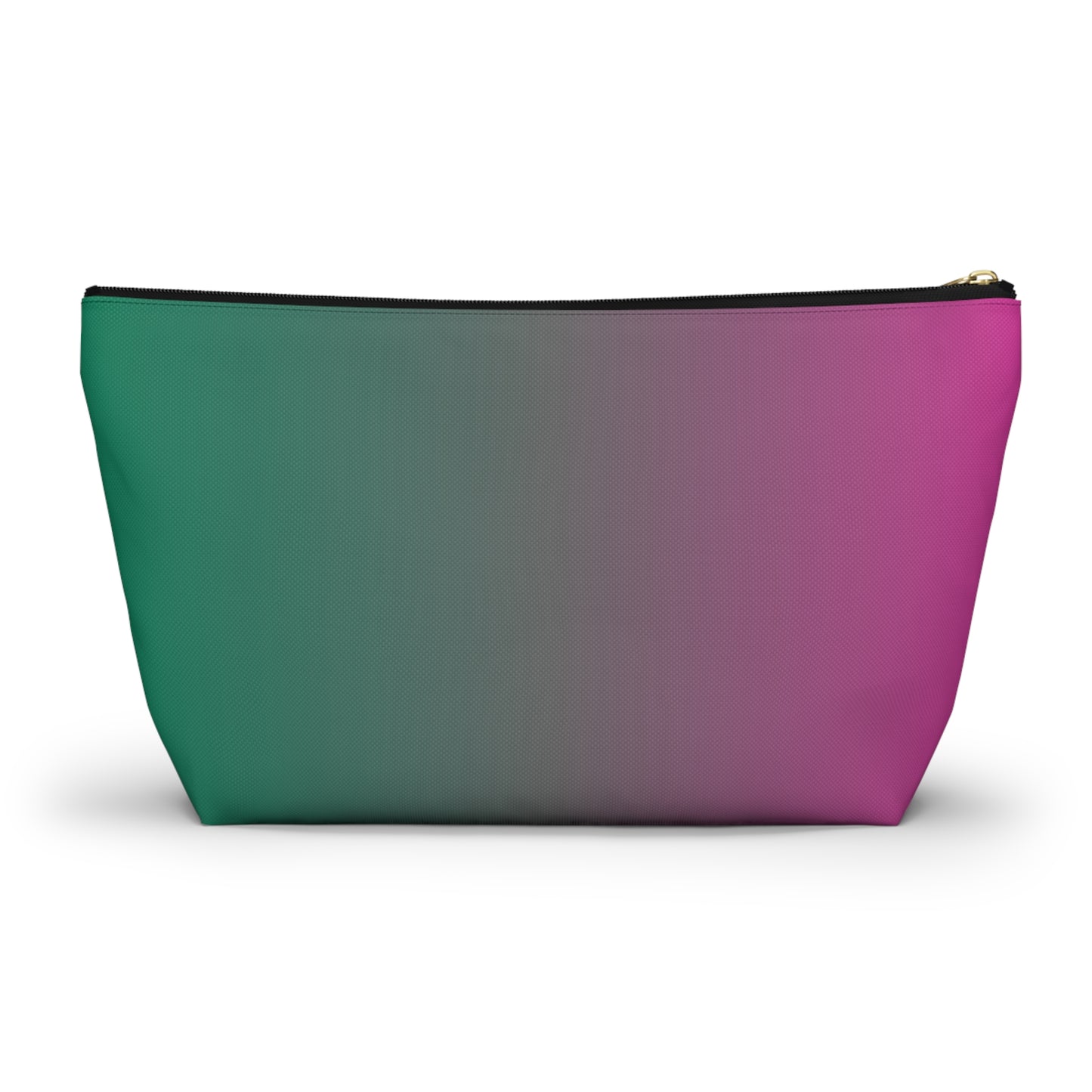 Pink & Green Ombre Monogram Makeup Bags