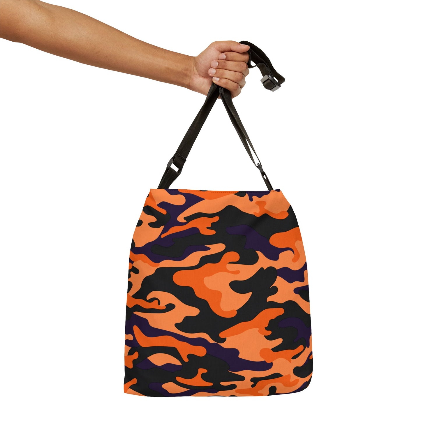 Halloween Camo Adjustable Tote Bag 16x16