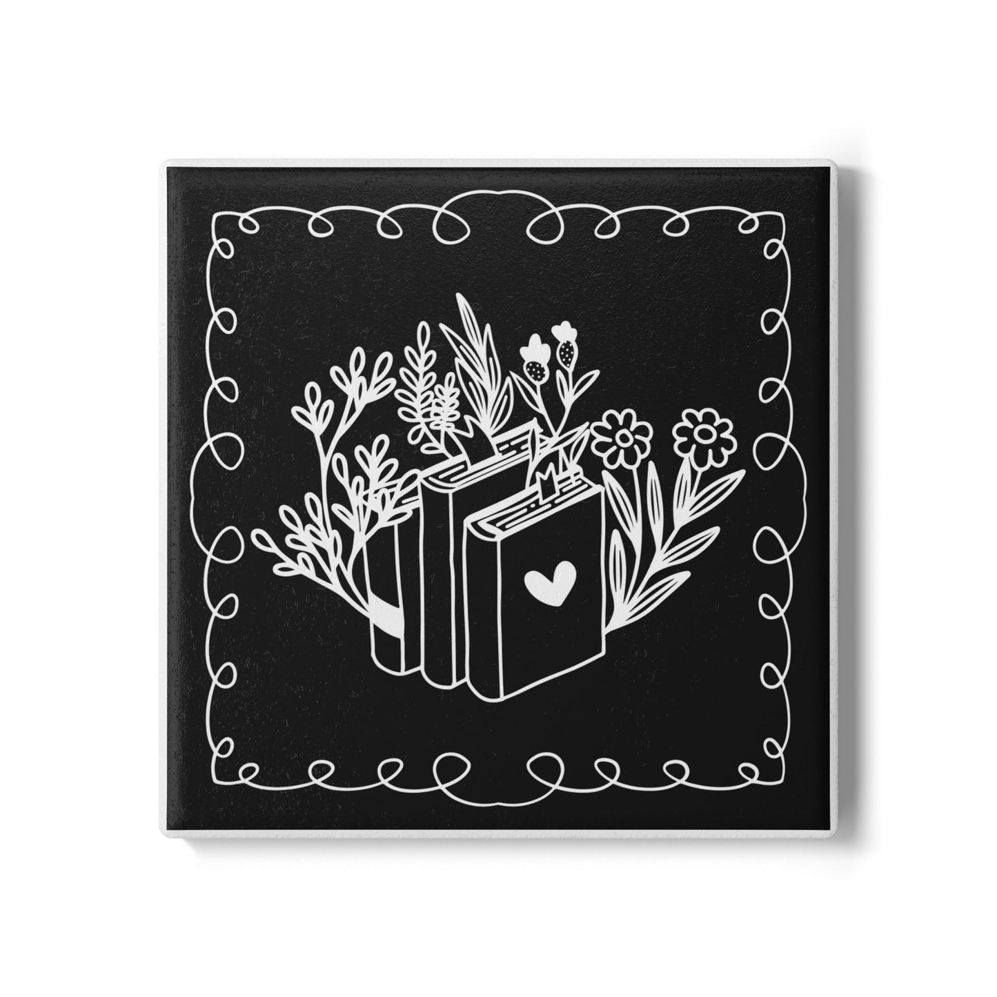 Wisdom & Bloom Ceramic Coaster