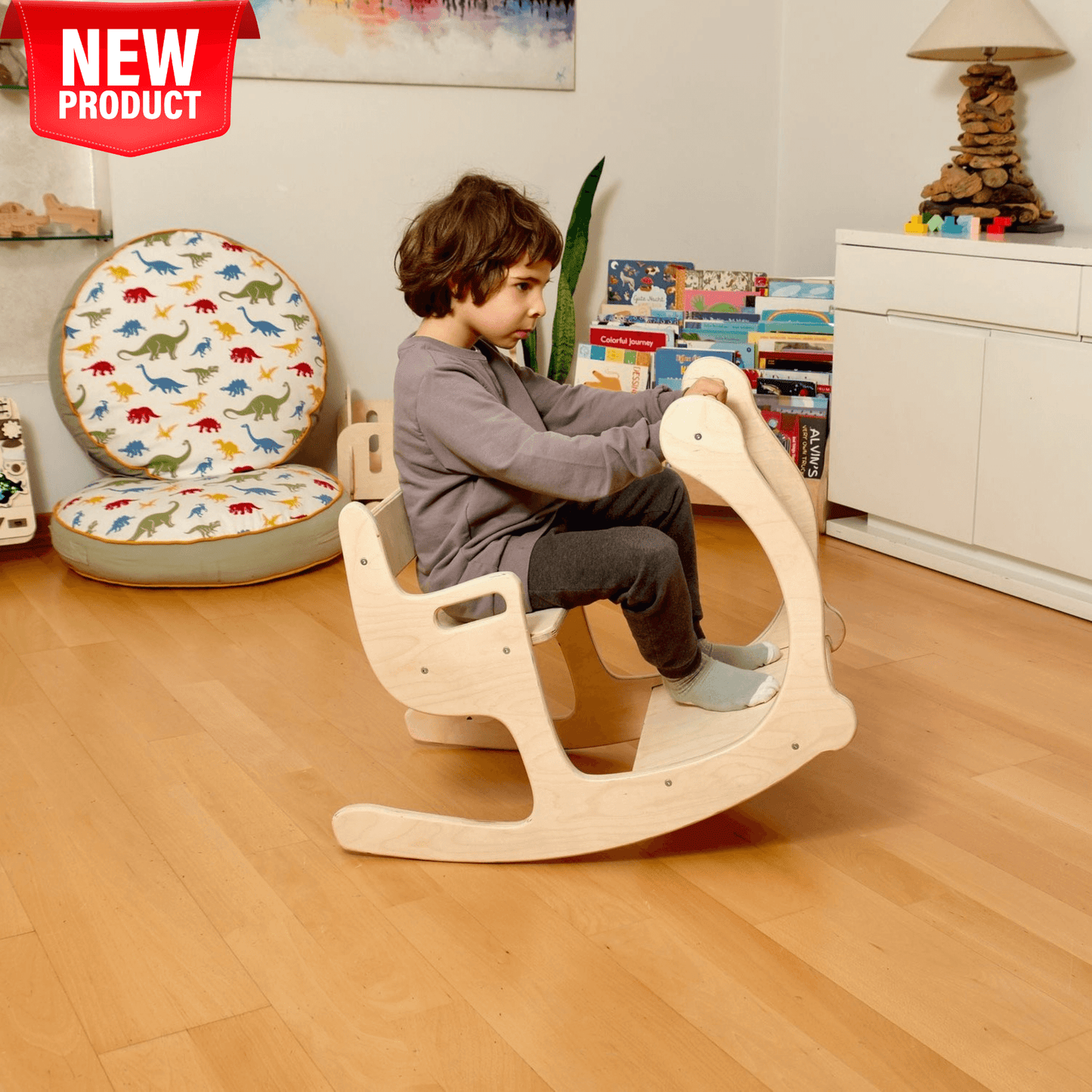 Rocking Chair and Table Set-0