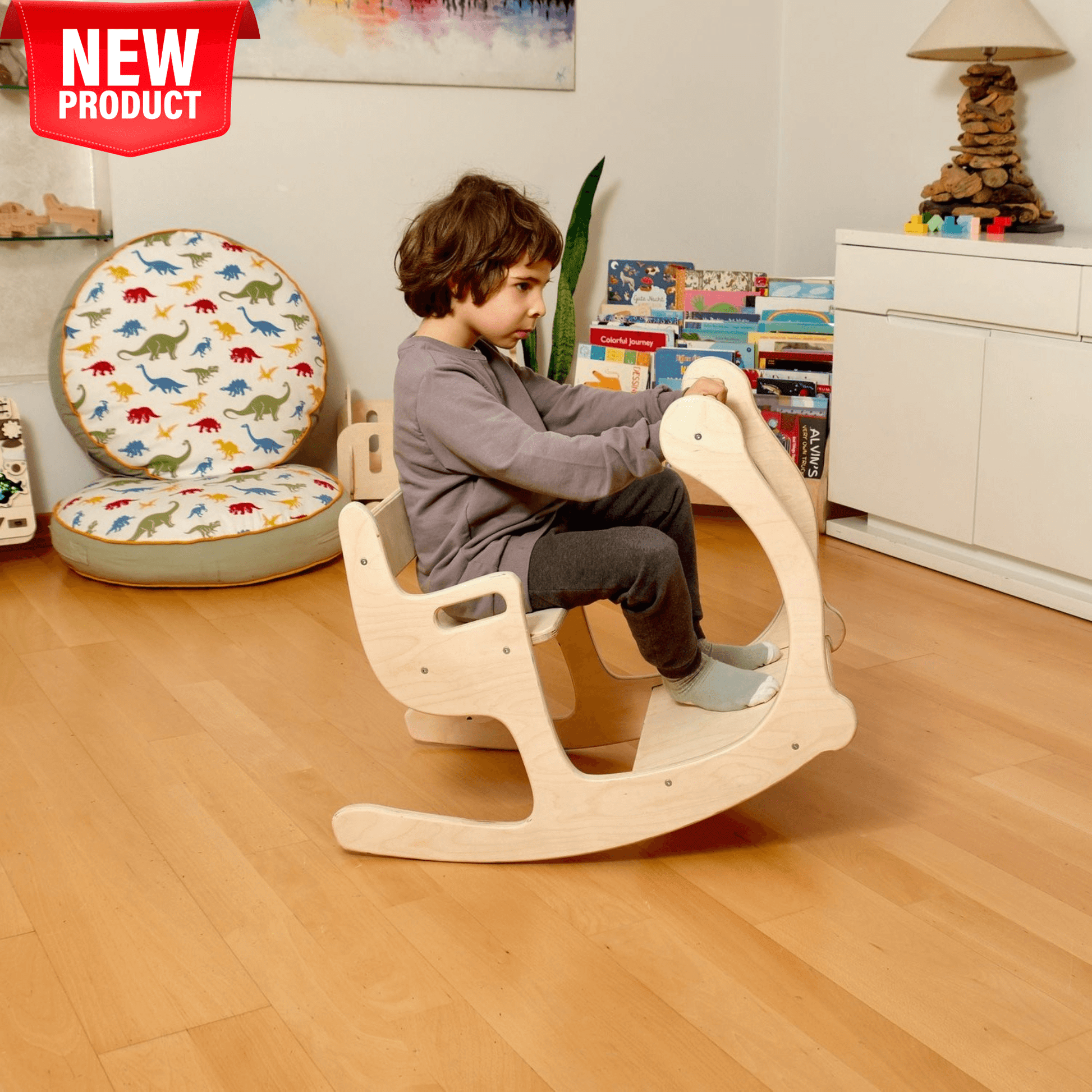 Rocking Chair and Table Set-0