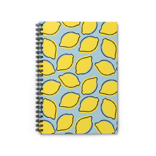 Sunny Lemons Spiral Notebook