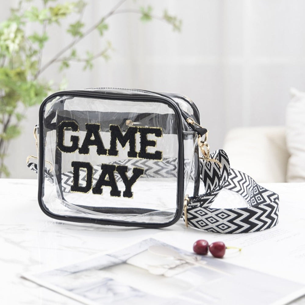 Zenana GAME DAY Transparent Crossbody Bag