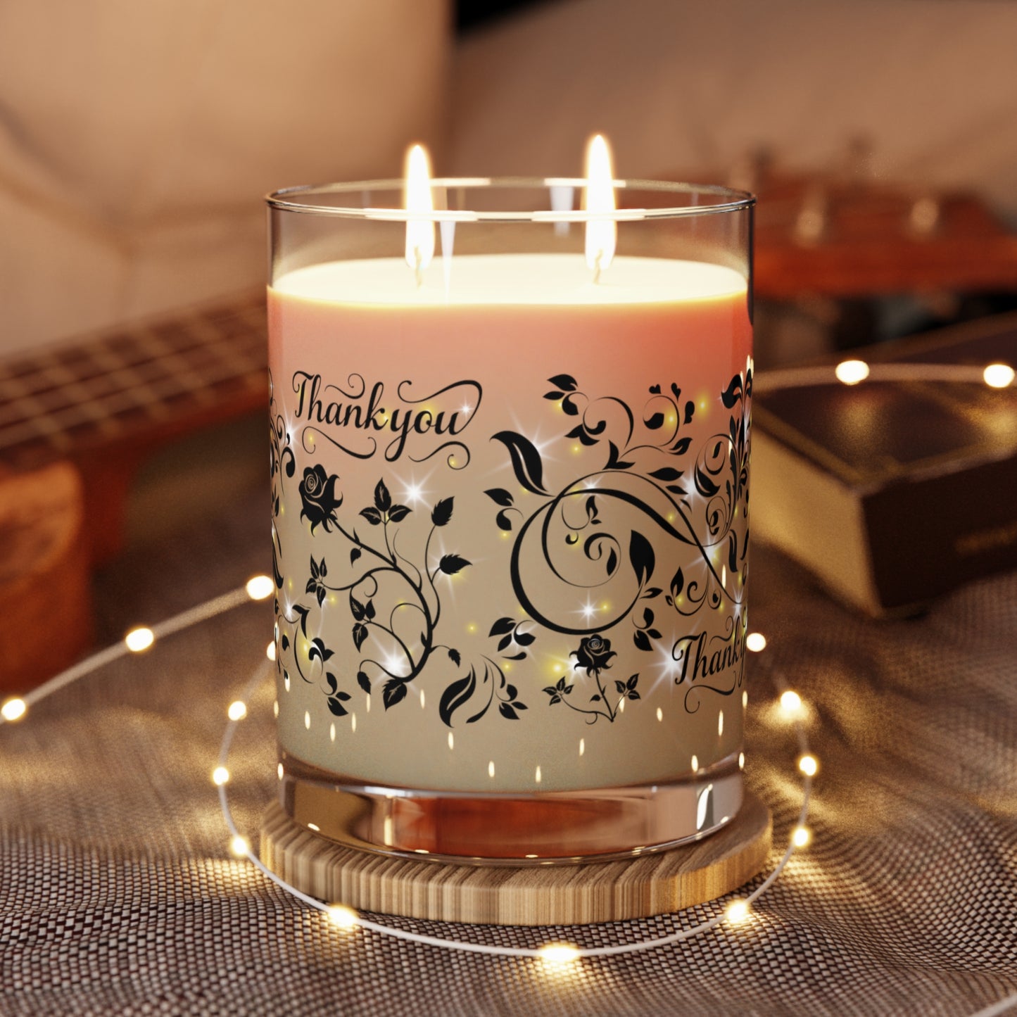 Black Thank You Candle, 11oz