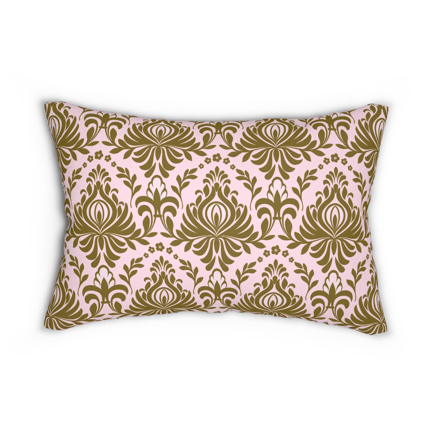Gilded Pink Lumbar Accent Pillow