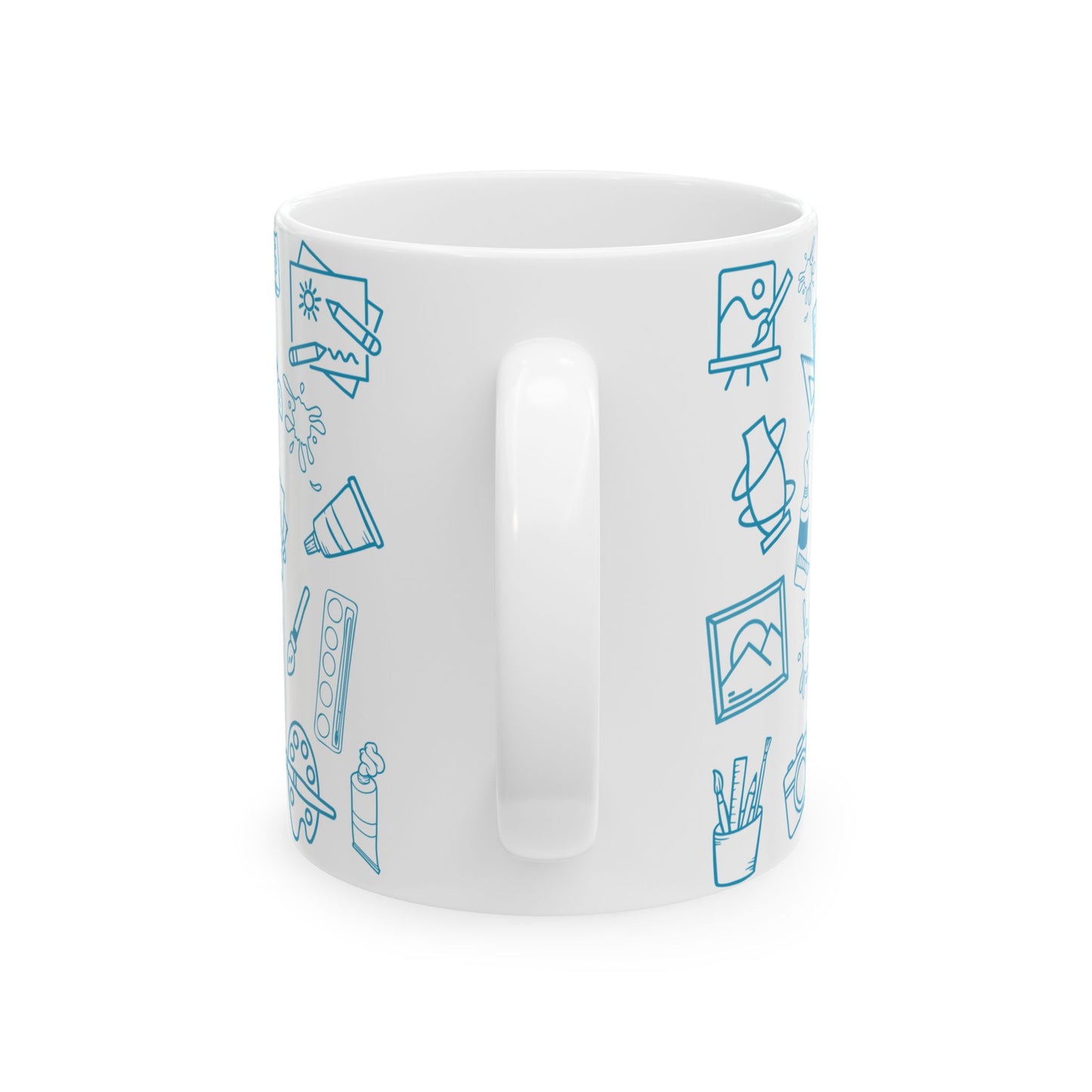 Art Lovers Ceramic Mug - Perfect for Artists and Teachers!