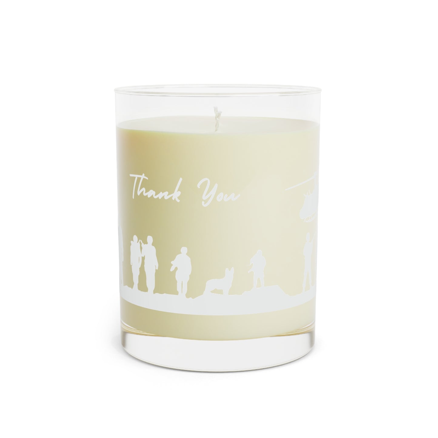 Thank You for Your Service Candle, White Tea & Fig, 11oz
