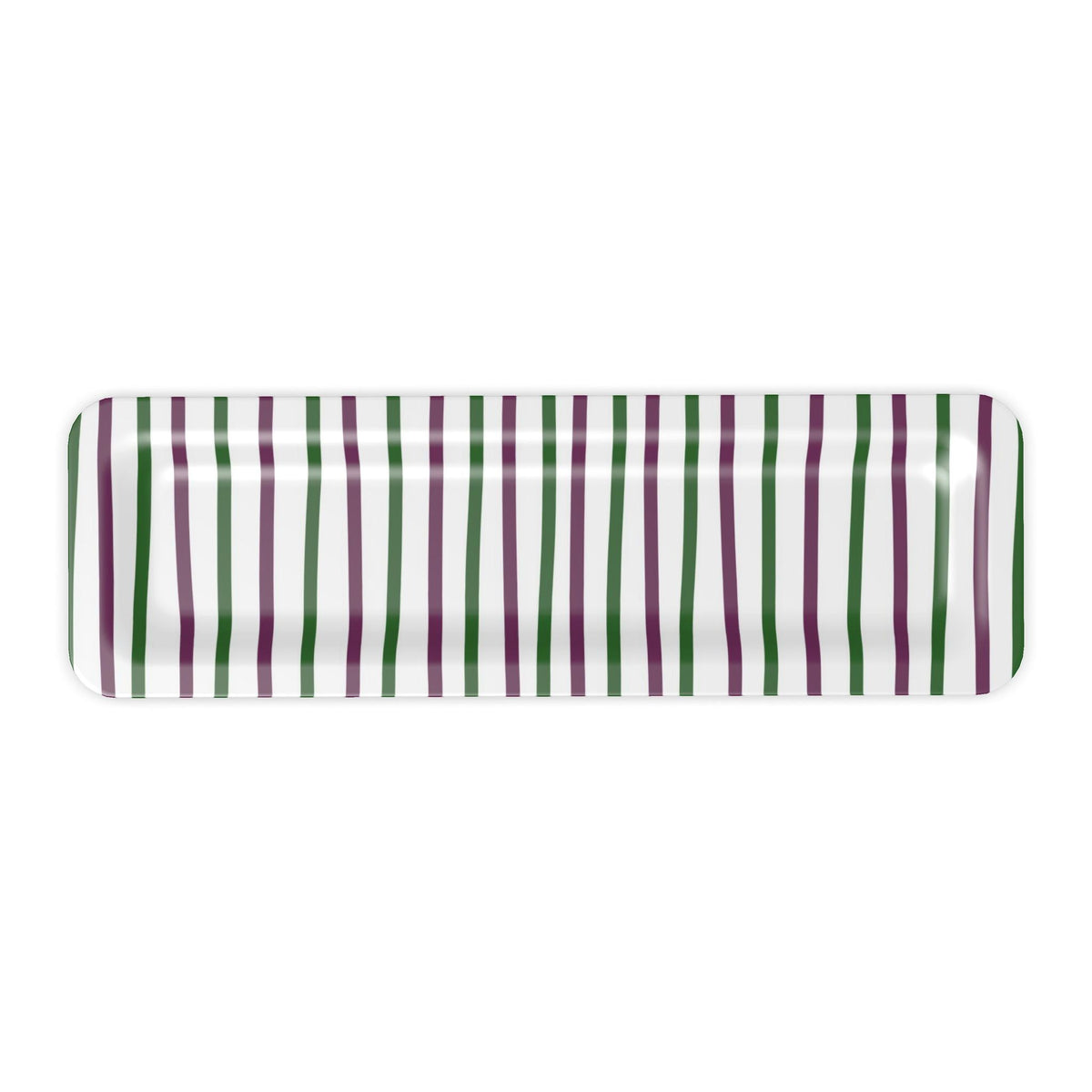 Paisley Picnic Stripe Slim Tray