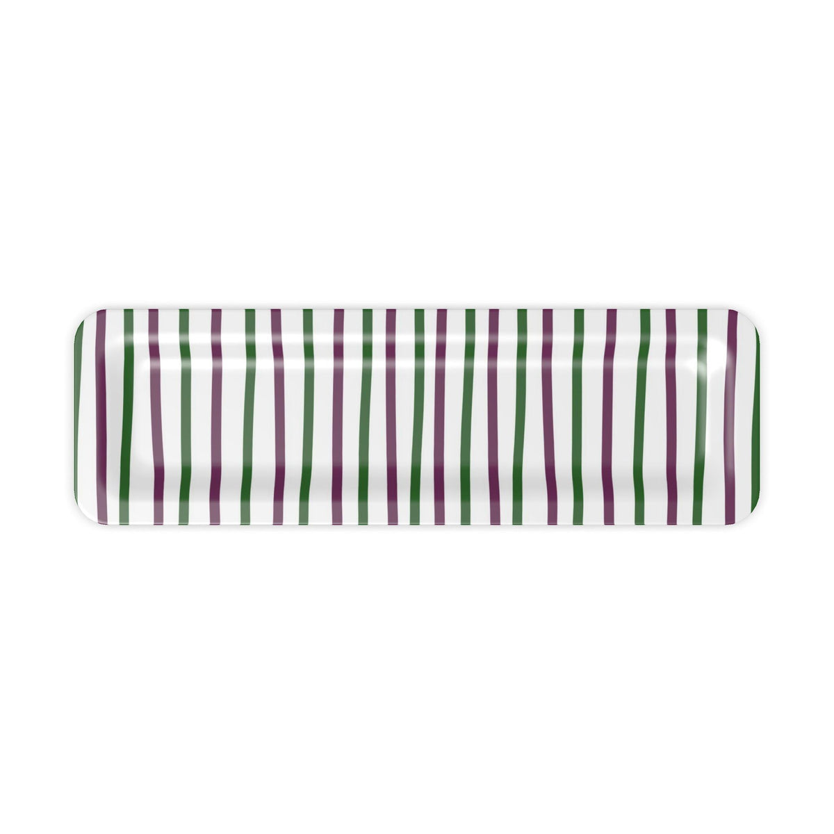 Paisley Picnic Stripe Slim Tray