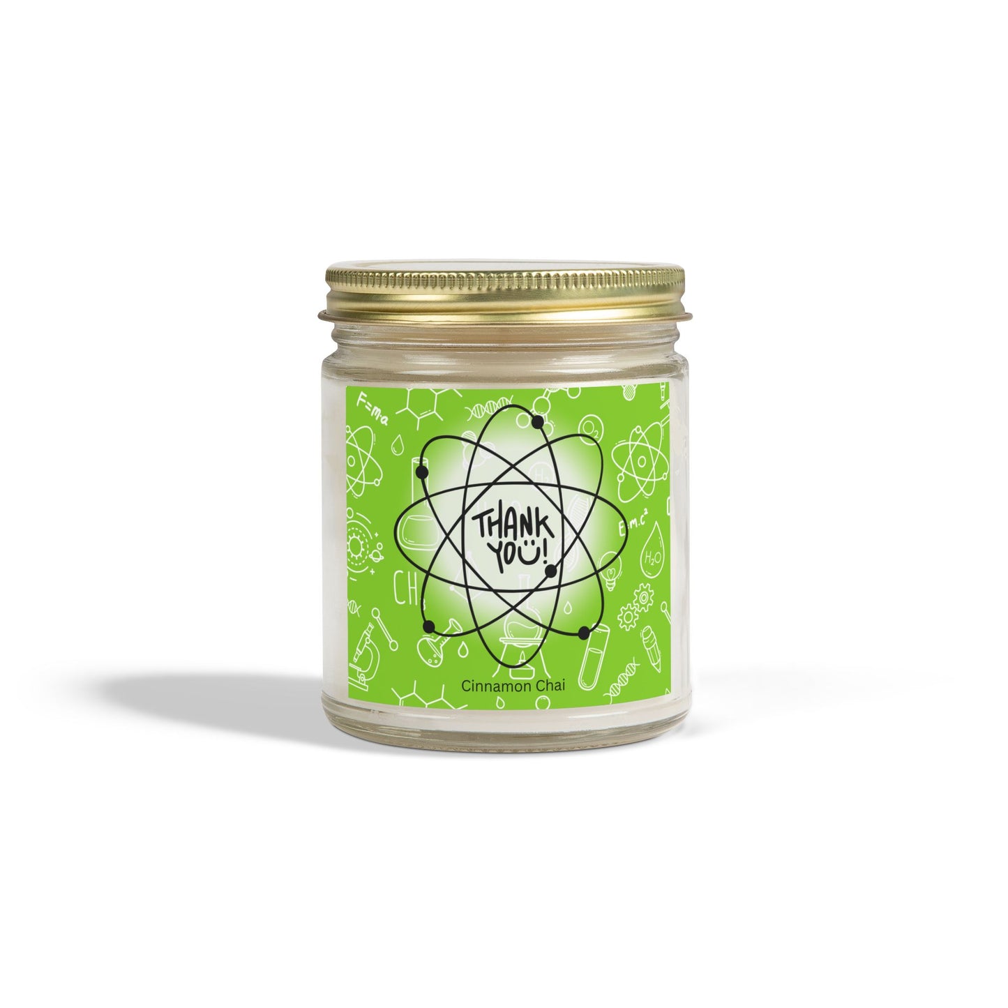 Thank You Science Teacher Candle, Cinnamon Chai, 9oz