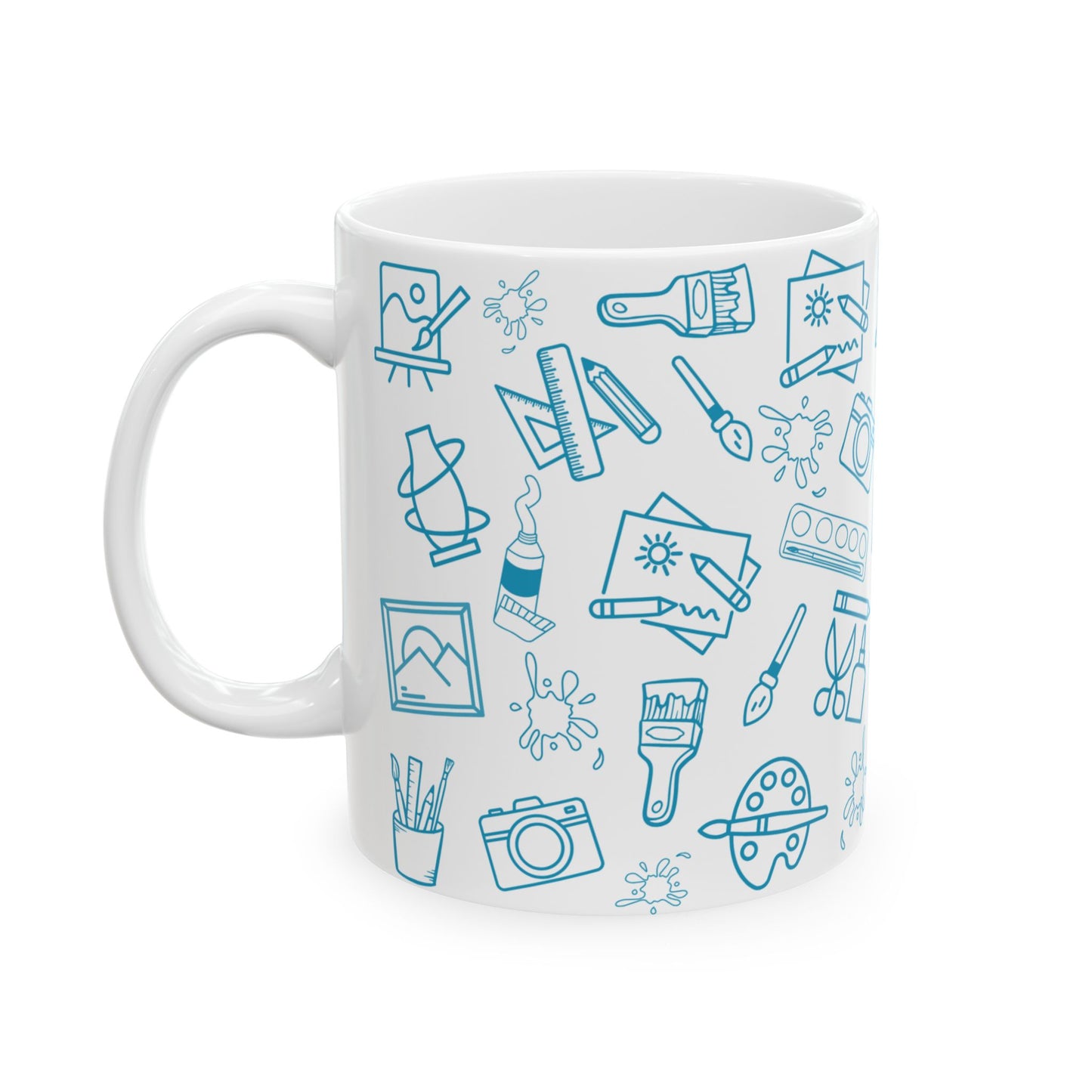 Art Lovers Ceramic Mug - Perfect for Artists and Teachers!