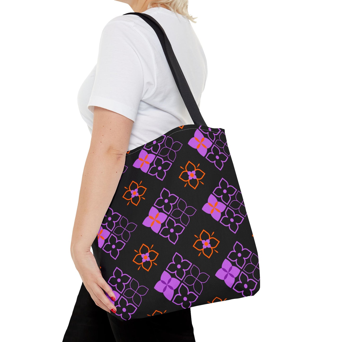 Halloween Motif Tote Bag 16x16