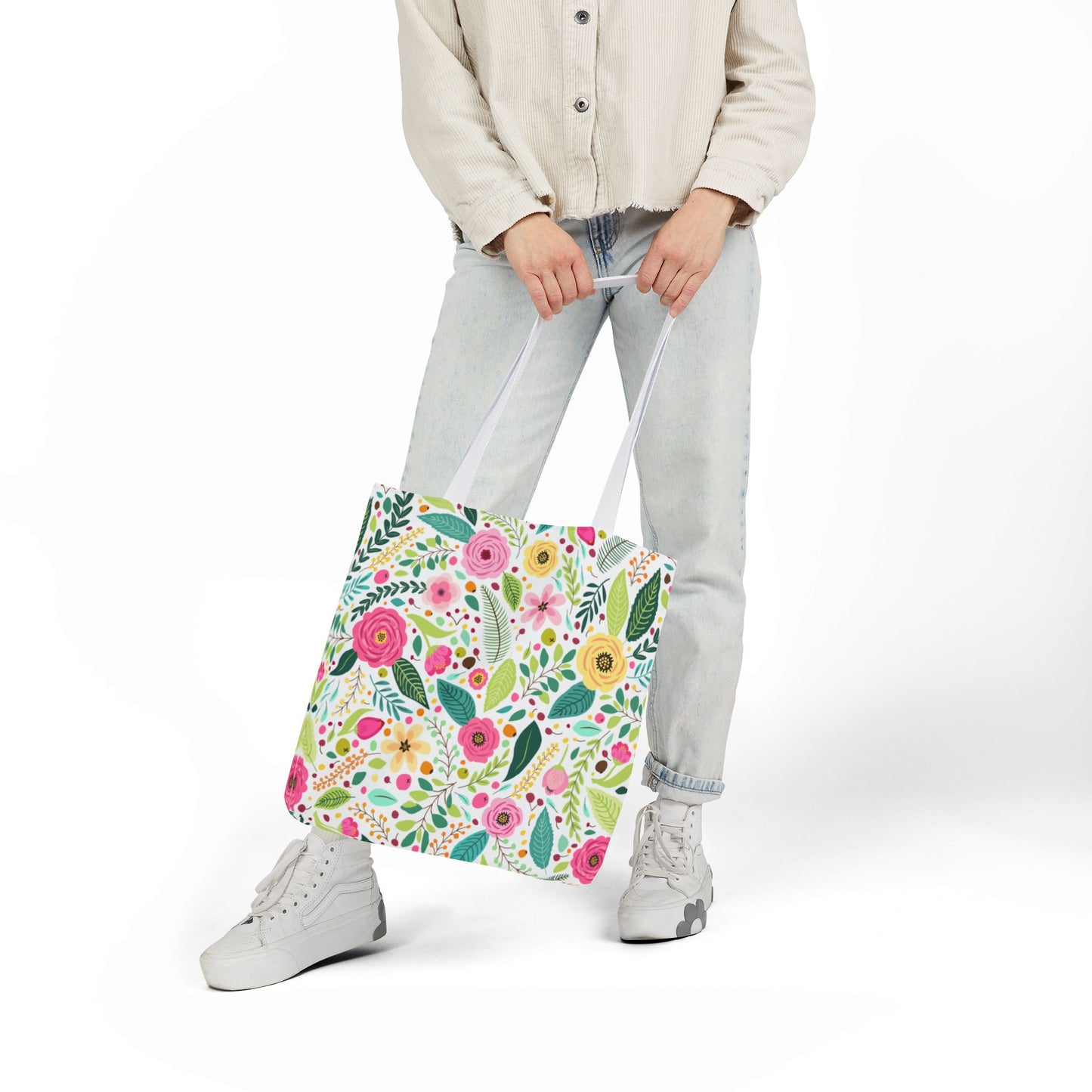 Bestie Blooms Tote, 16x16