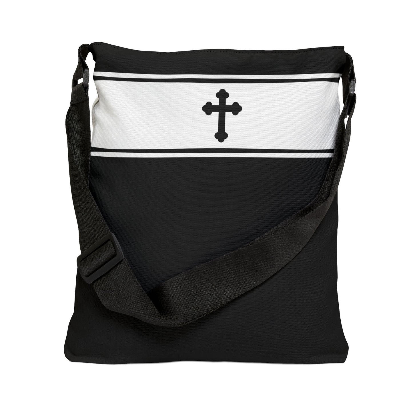 Cross Adjustable Tote Bag, 16x16
