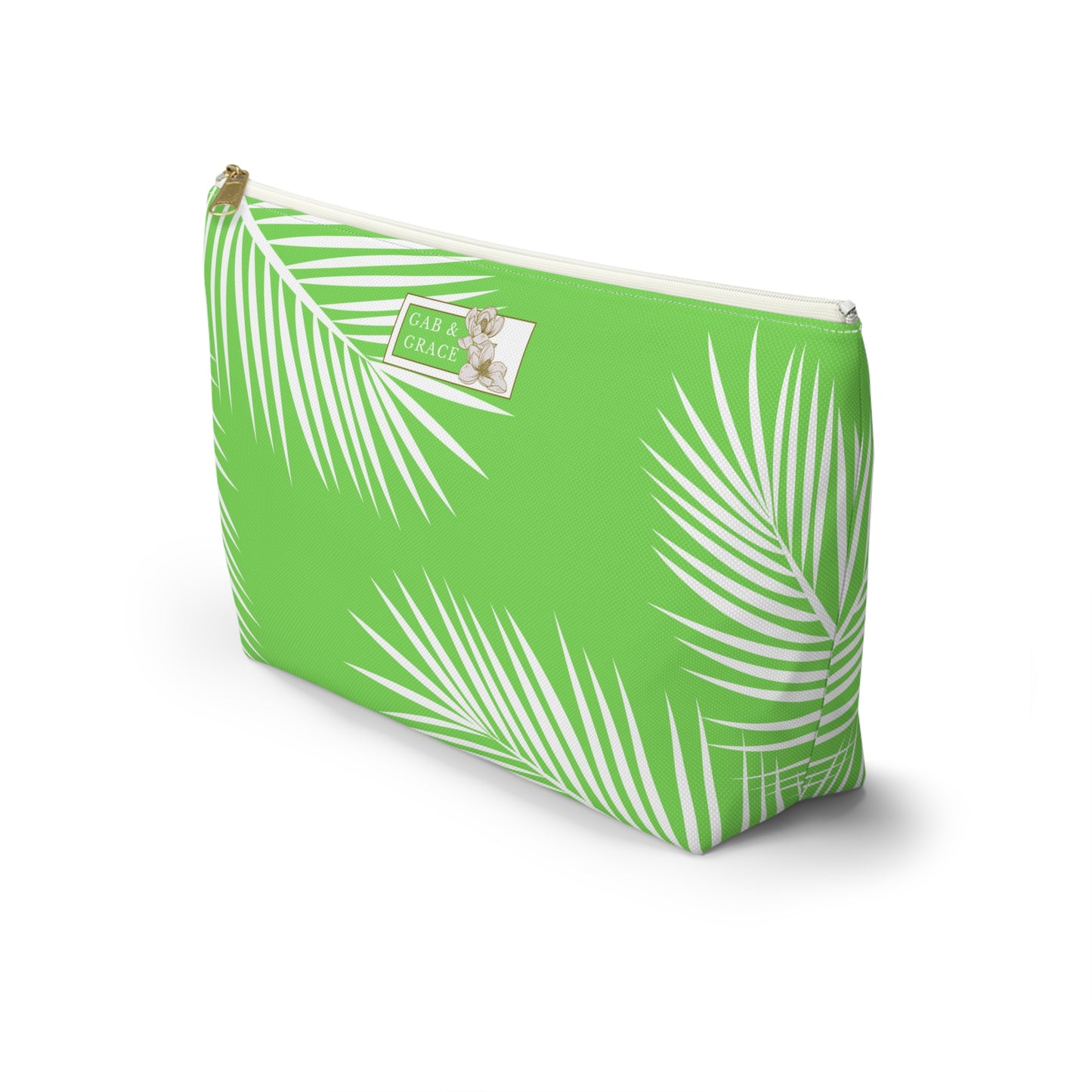 Tropical Palm Cosmetic Travel Bag Large