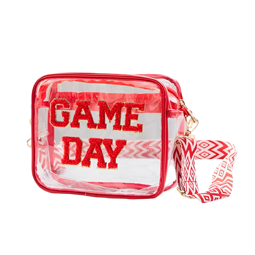 Zenana GAME DAY Transparent Crossbody Bag