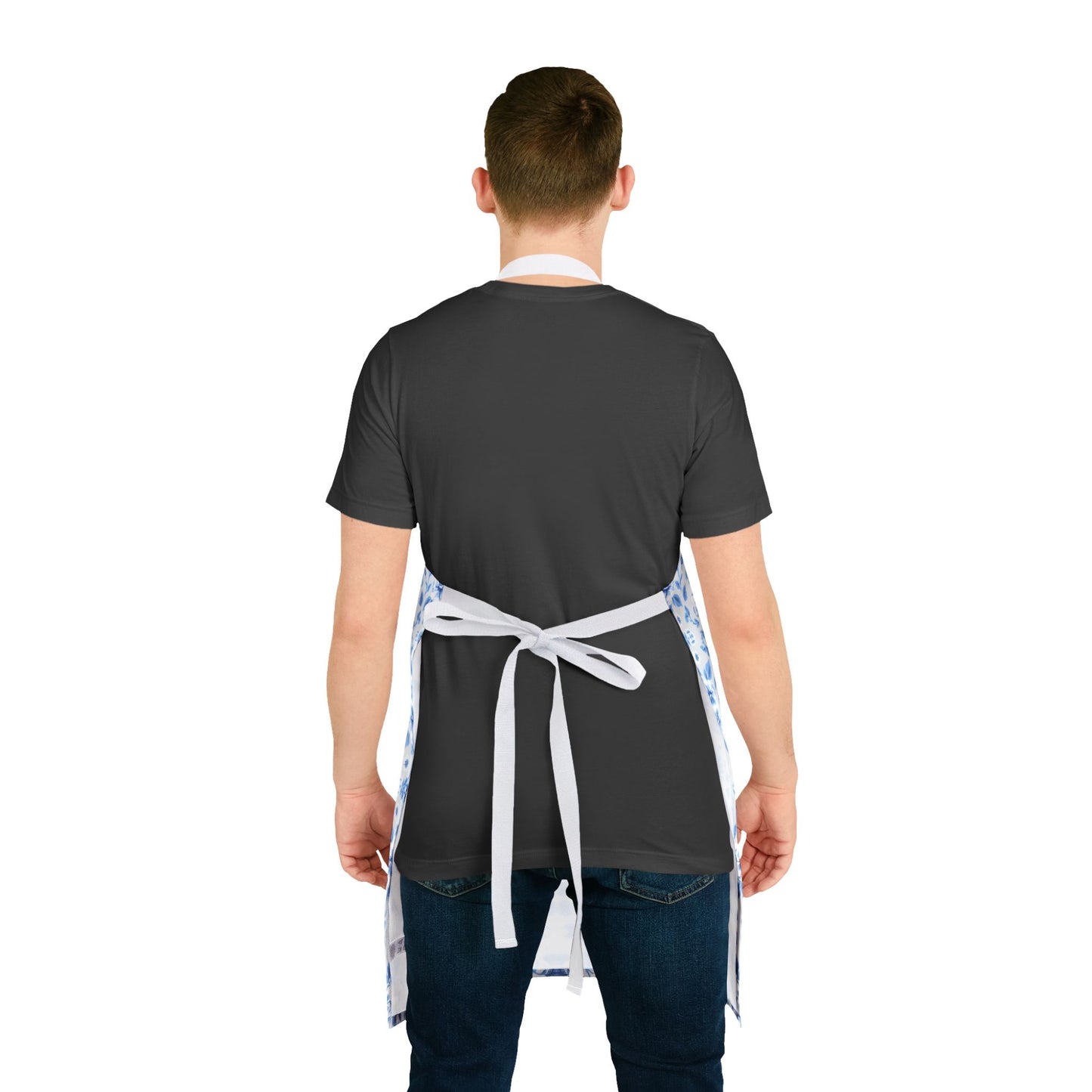 Blue Floral Apron