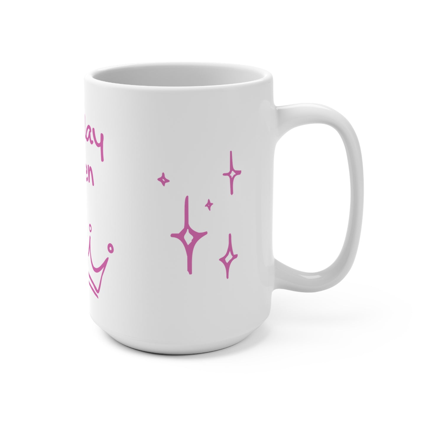 Birthday Queen Mug, Berry 15oz