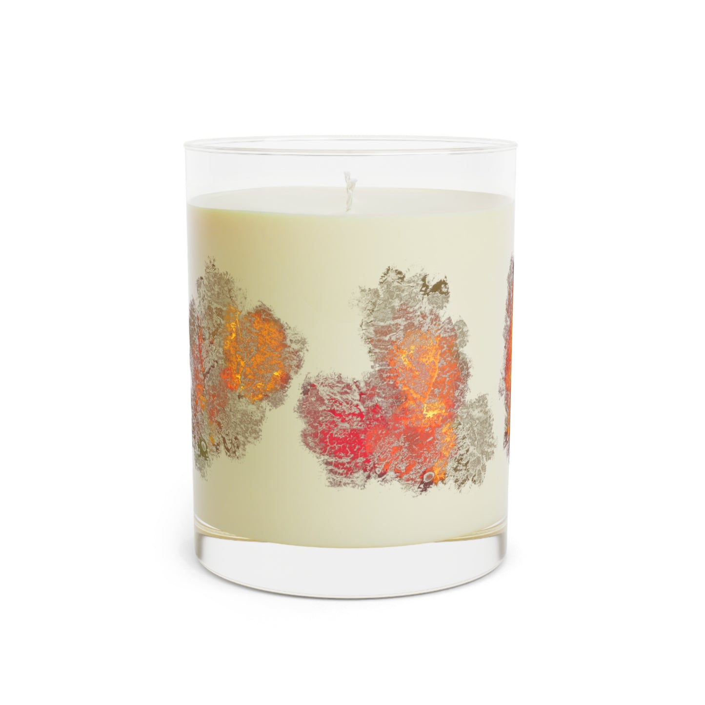 Orange Geode Inspired Candle, White Tea & Fig, 11oz